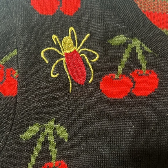 Riverdale Cherry Intarsia Cardigan Sz S - Picture 8 of 15